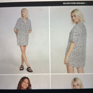 BNWT volcom thee metallion short sleeve